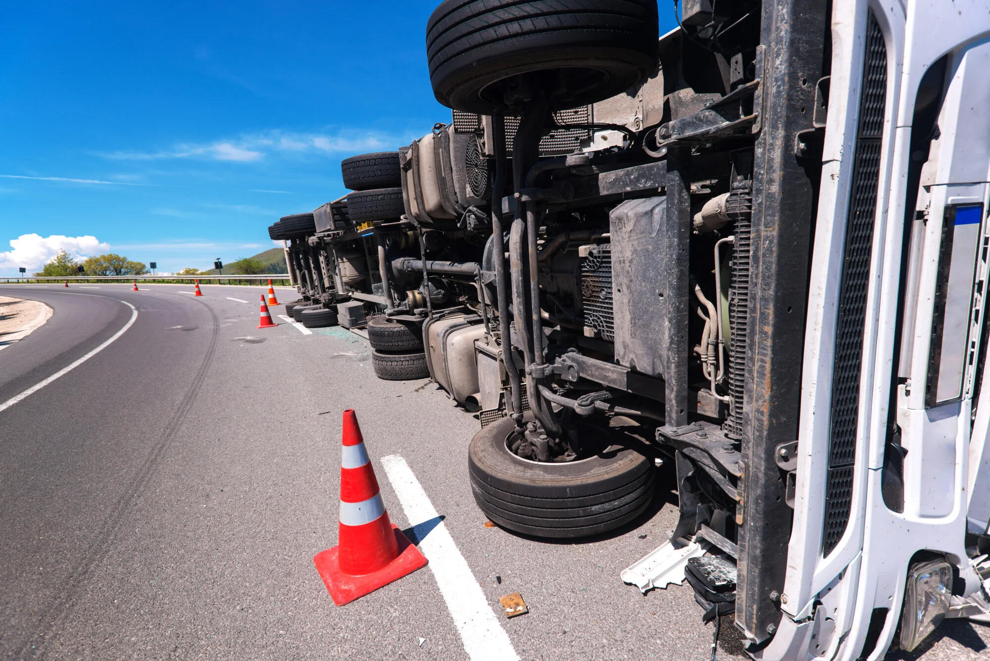 what are the top five causes of semi truck crashes