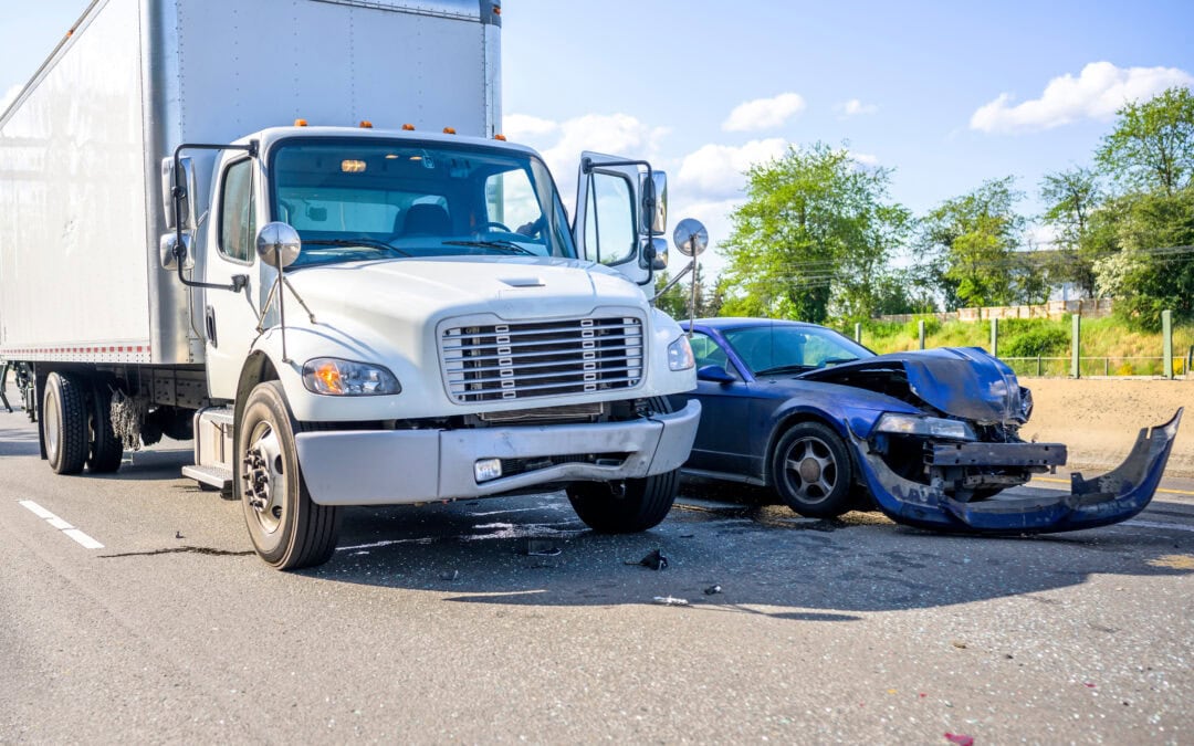 truck accident scene