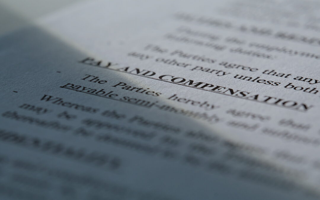 Detailed look at contract terms