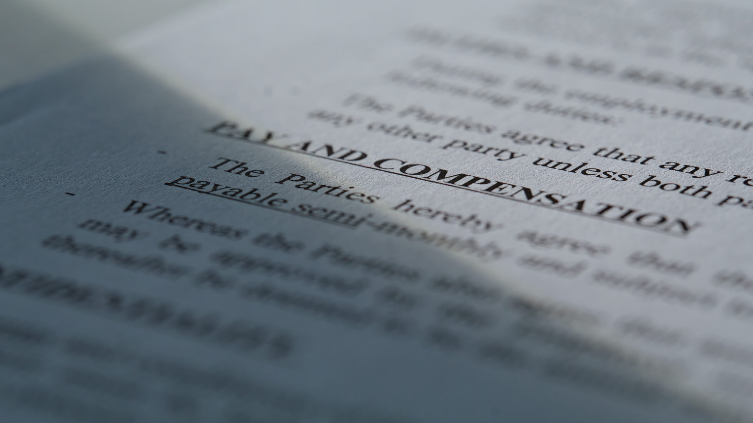 Detailed look at contract terms